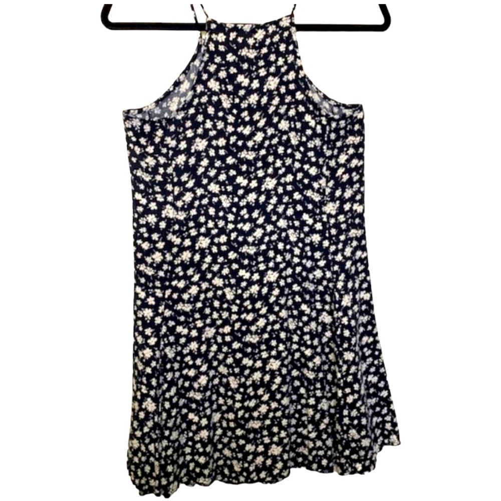 Brandy Melville one size Navy Blue Floral Dress